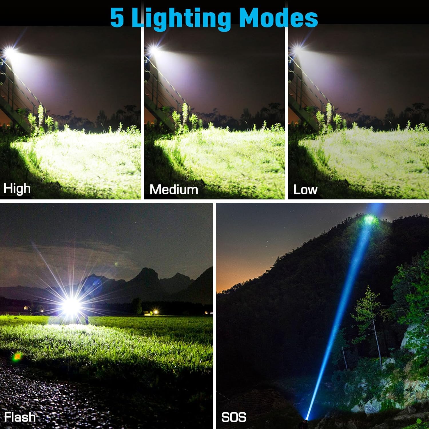 Tactical Waterproof X7 Flashlight