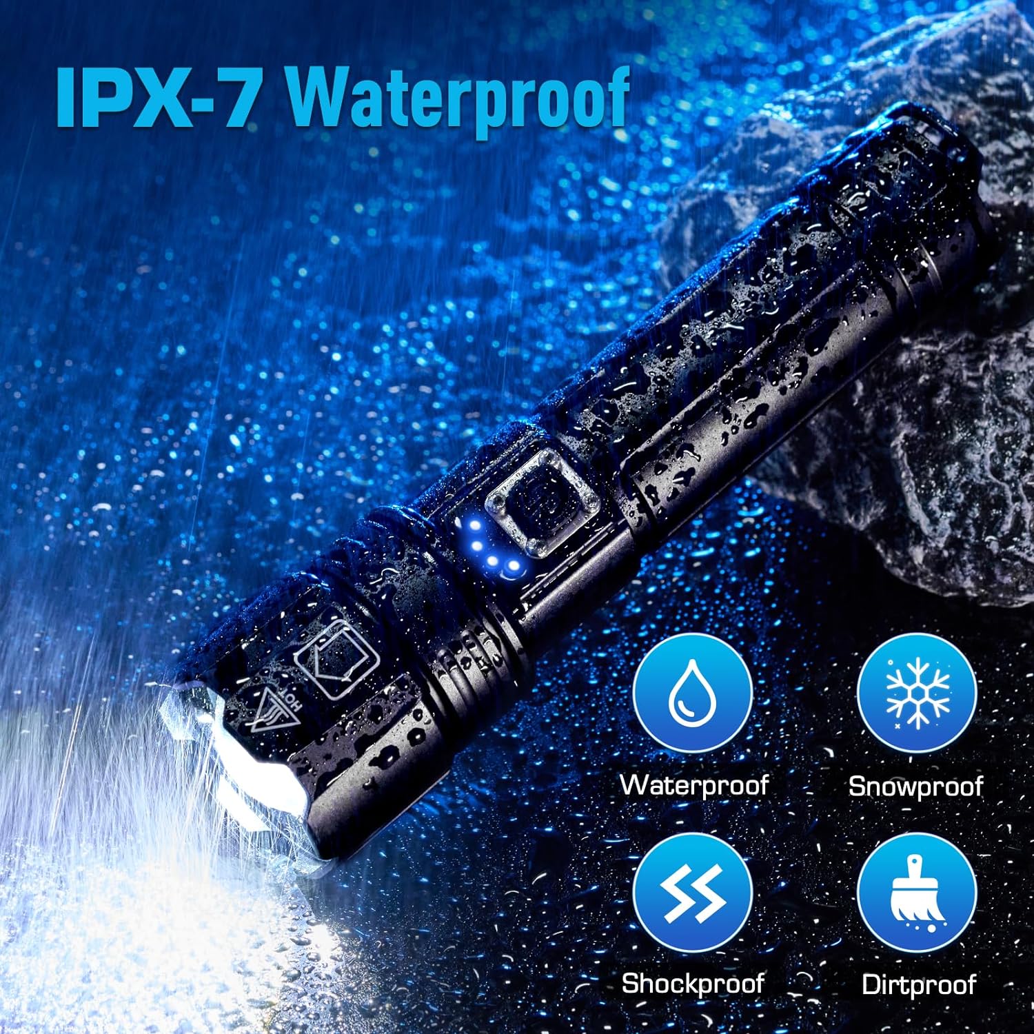 Tactical Waterproof X7 Flashlight