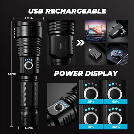Tactical Waterproof X7 Flashlight