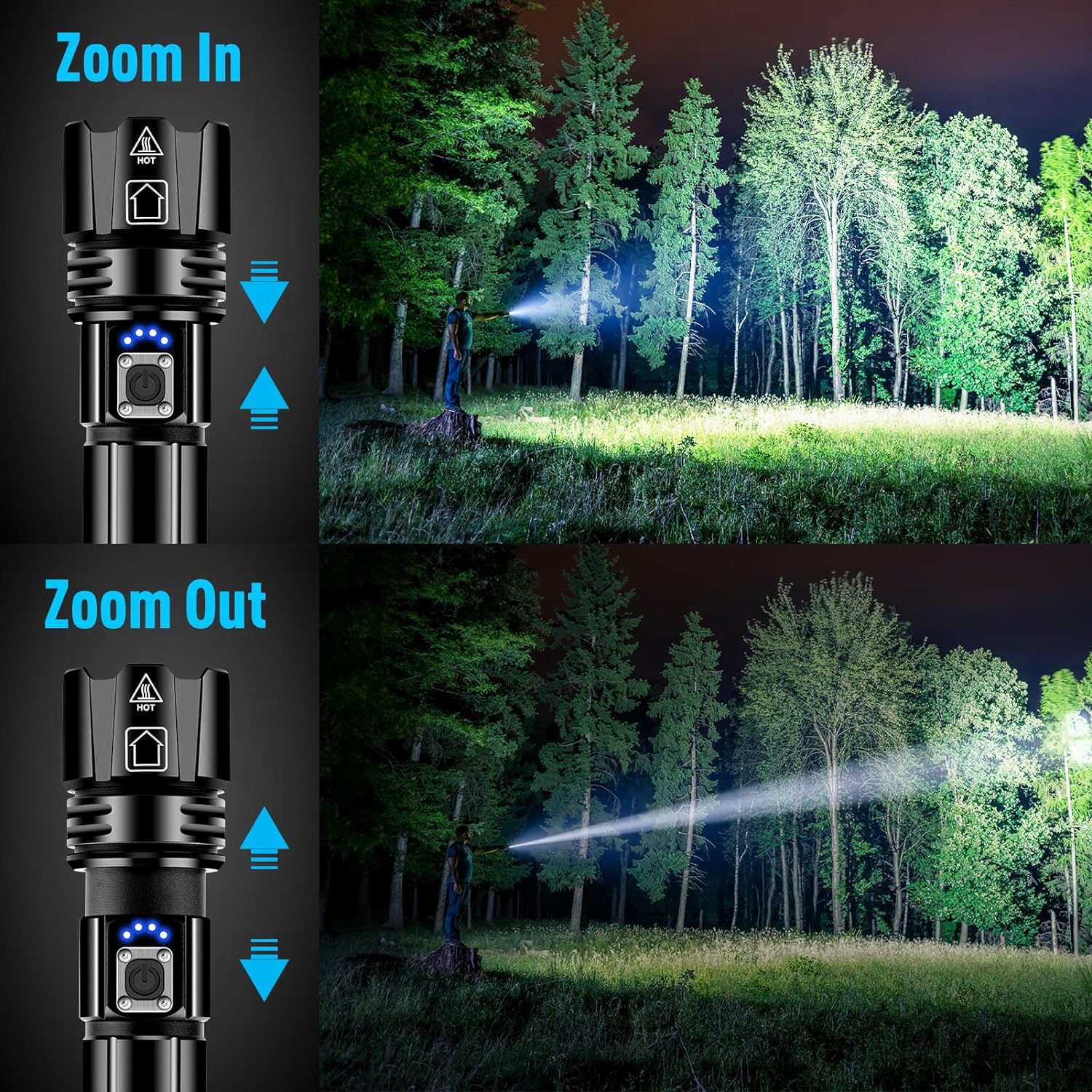 Tactical Waterproof X7 Flashlight