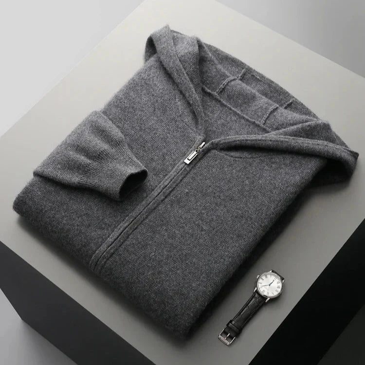 Caruso Cashmere Zip Hoodie