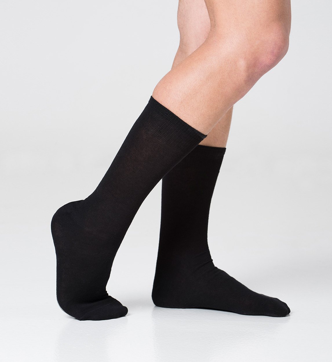 3-Pack Anti-Odor Executive Socks / Black